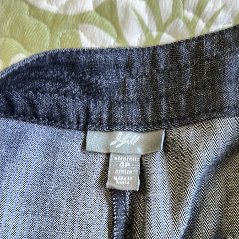 J Jill lightweight Denim 4p stretch.EUC